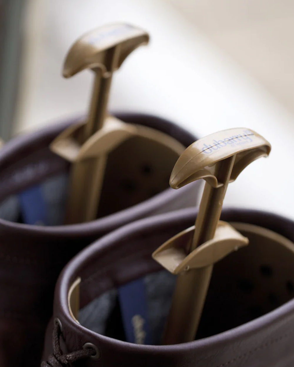 Dubarry Long Boot Tree on blurry background