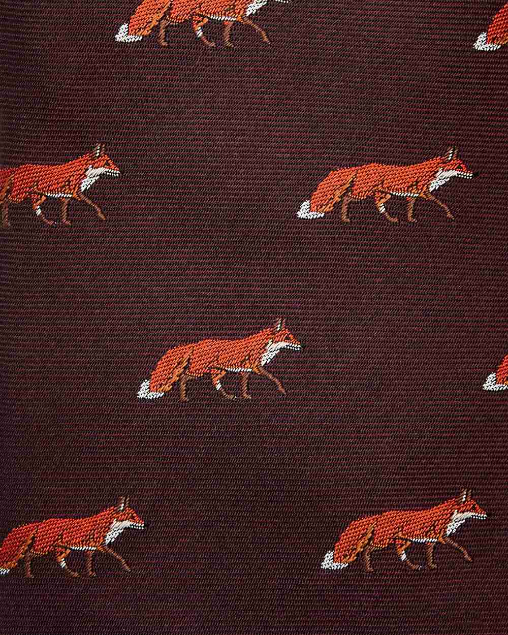 Merlot Coloured Dubarry Mens Kavanagh 100% Silk Woven Tie on white background 