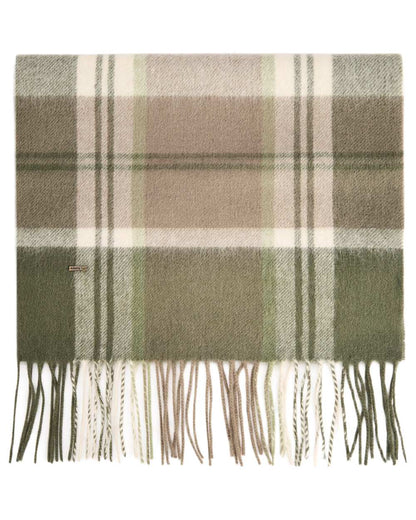 Dusky Green coloured Dubarry Newbawn Hat And Scarf Gift Set on white background 
