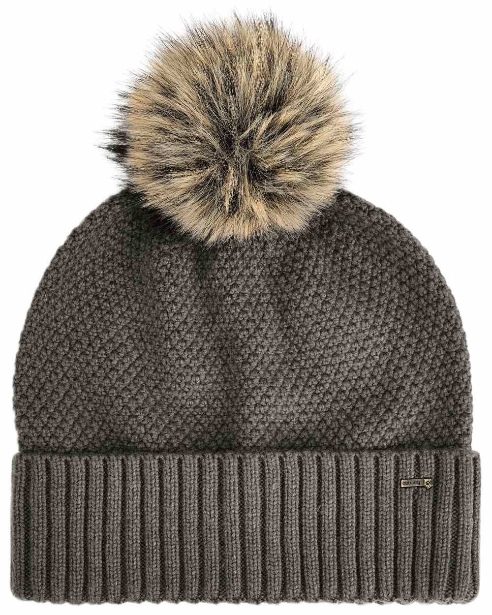 Dusky Green coloured Dubarry Newbawn Hat And Scarf Gift Set on white background 