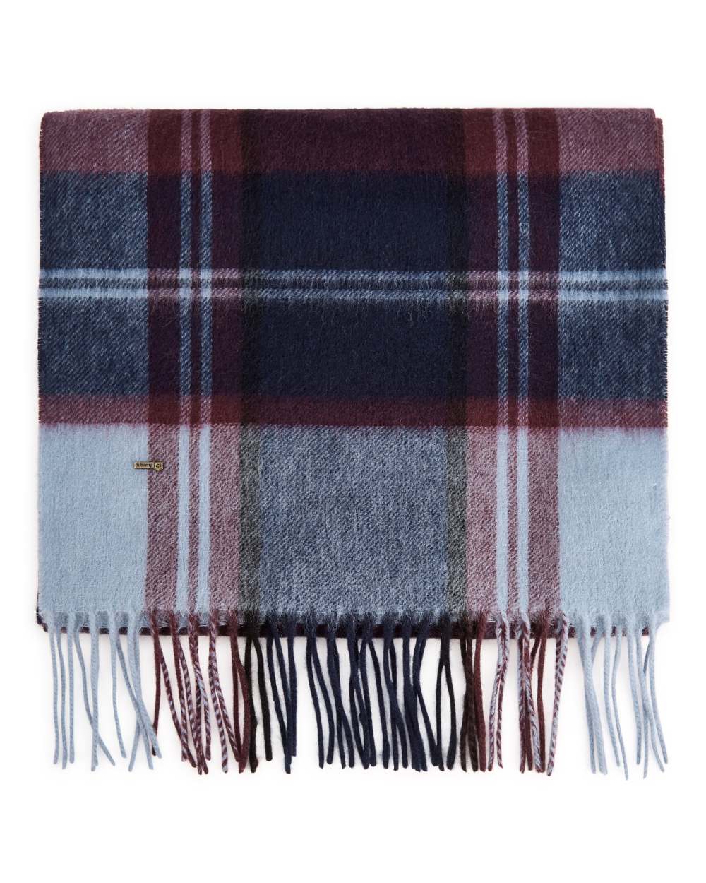 Navy coloured Dubarry Newbawn Hat And Scarf Gift Set on white background 