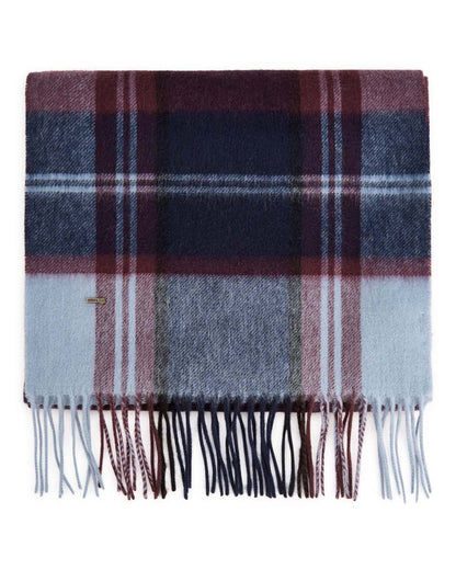 Navy coloured Dubarry Newbawn Hat And Scarf Gift Set on white background 