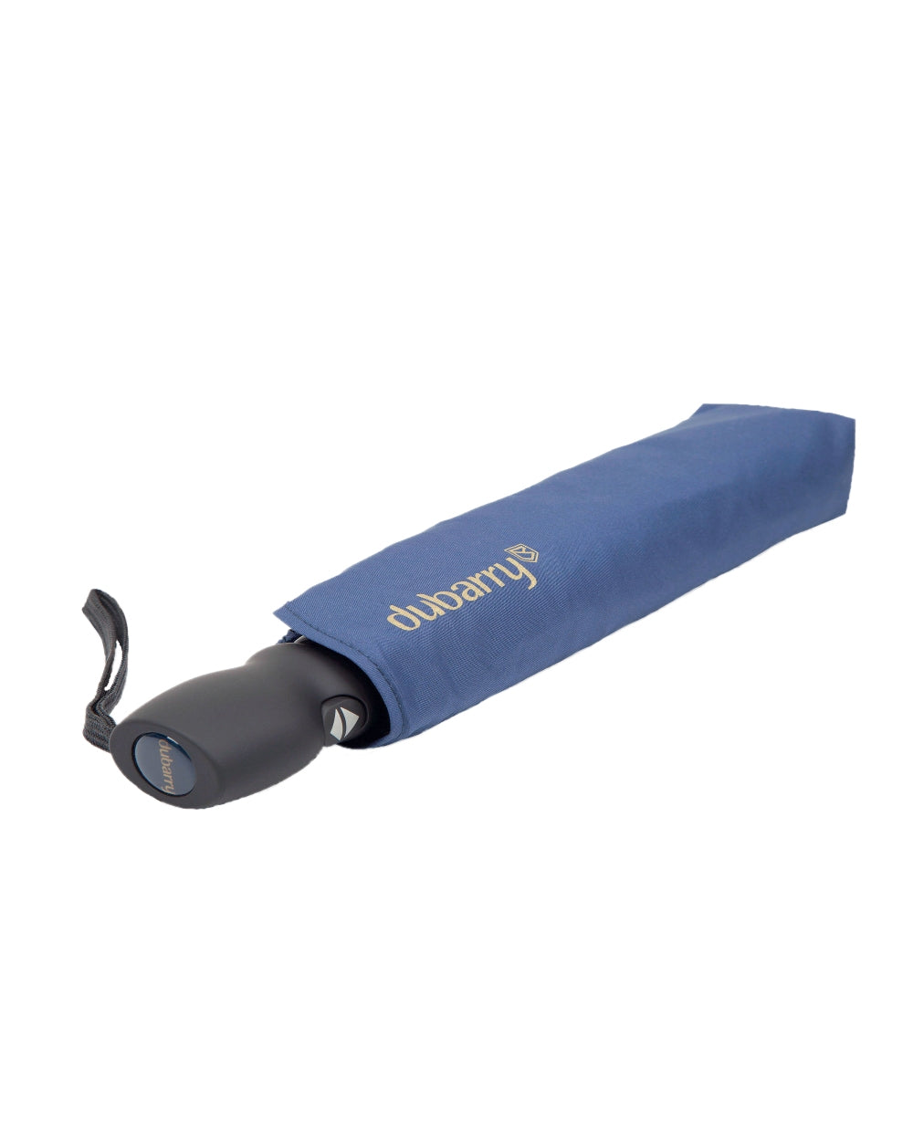 Navy coloured Dubarry Poppins Umbrella on white background 