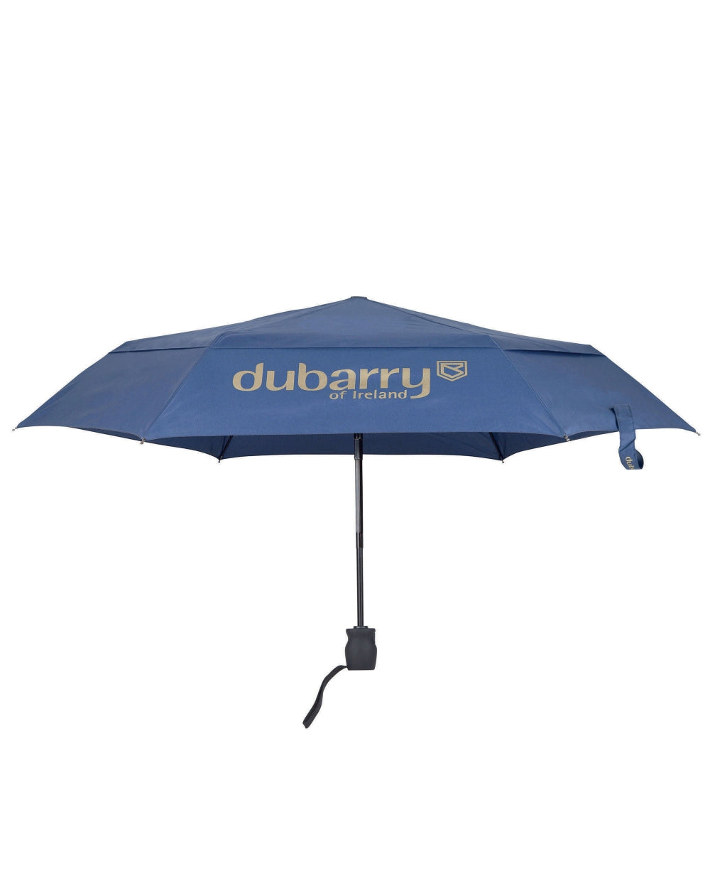 Navy coloured Dubarry Poppins Umbrella on white background 