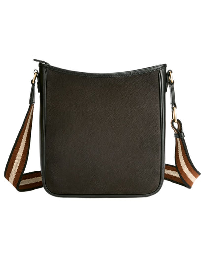 Black coloured Dubarry Tullyfern Suede And Leather Handbag on white background 