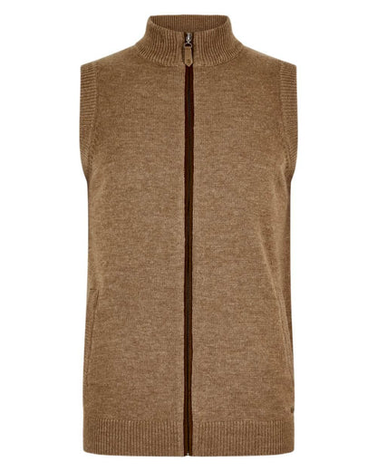 Elk Coloured Dubarry Upperwood Bodywarmer on white background 