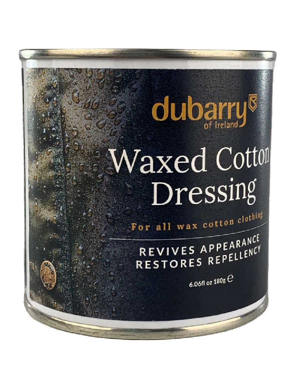 Dubarry Waxed Cotton Dressing on white background