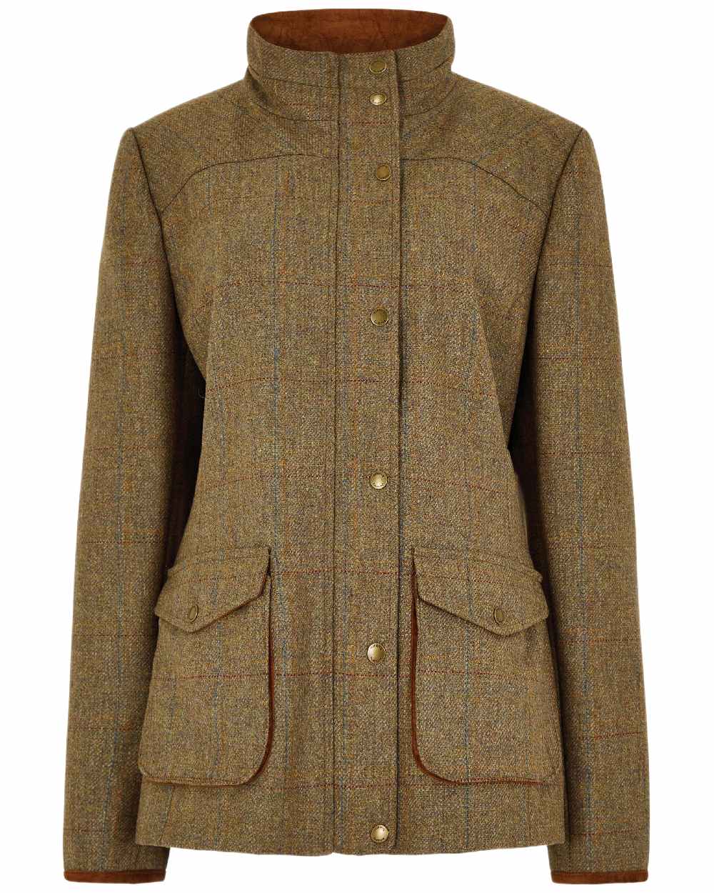 Burren Coloured Dubarry Womens Betony Utility Jacket on white background 