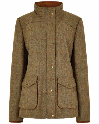 Burren Coloured Dubarry Womens Betony Utility Jacket on white background 