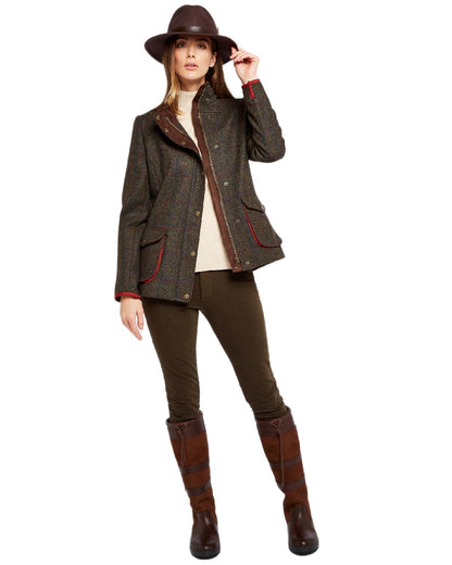 Hemlock Coloured Dubarry Womens Betony Utility Jacket on white background 