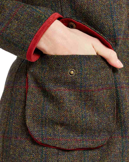 Hemlock Coloured Dubarry Womens Betony Utility Jacket on white background 