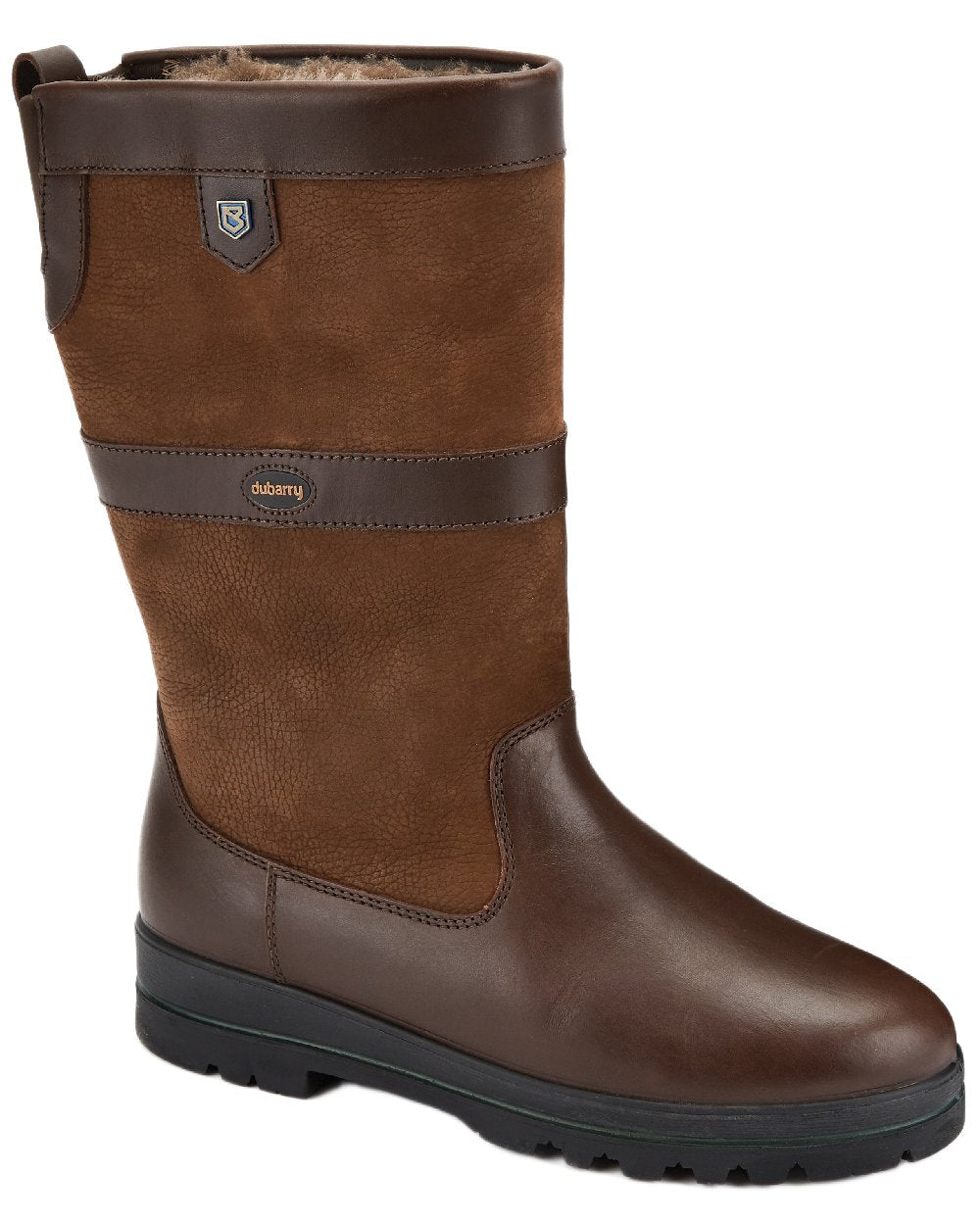 Walnut Coloured Dubarry Womens Donegal Country Boots on white background 