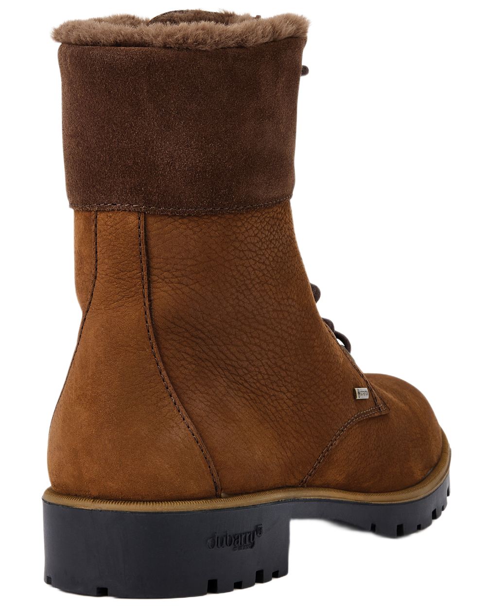 Walnut Coloured Dubarry Womens Glengarriff Ankle Boots on white background 