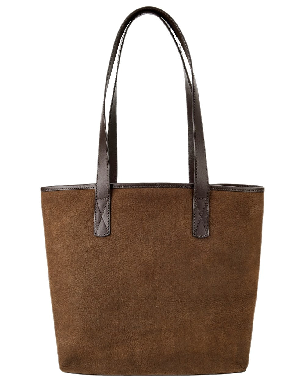 Walnut Coloured Dubarry Womens Rosemount Tote Bag on white background 