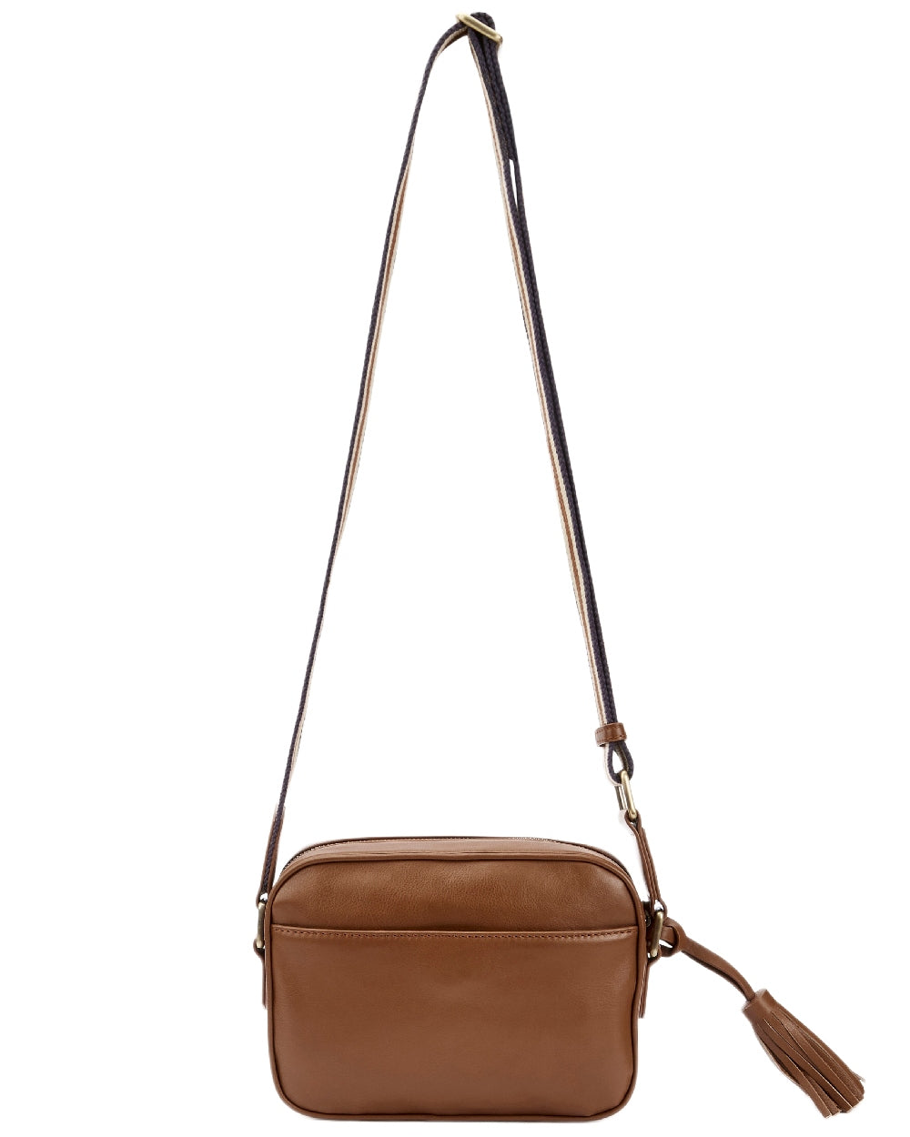 Caramel Coloured Dubarry Womens Rostrevor Cross Body Bag on white background 