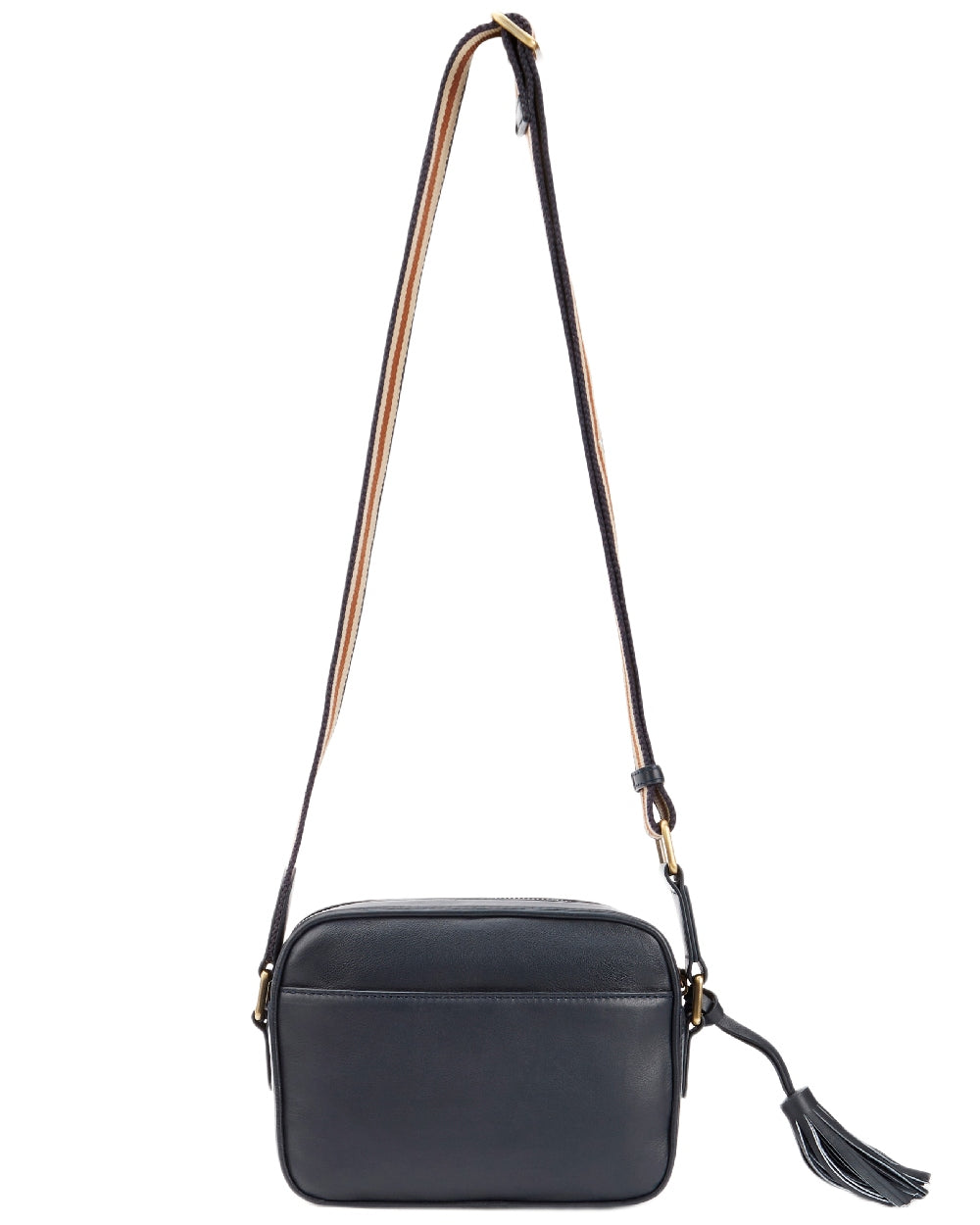 Navy Coloured Dubarry Womens Rostrevor Cross Body Bag on outdoor background 