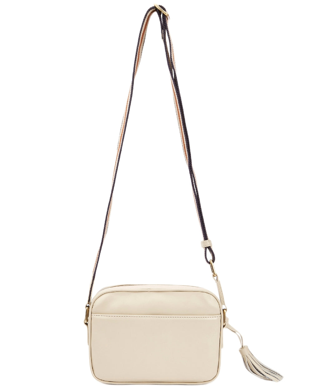 Oyster Coloured Dubarry Womens Rostrevor Cross Body Bag on outdoor background 