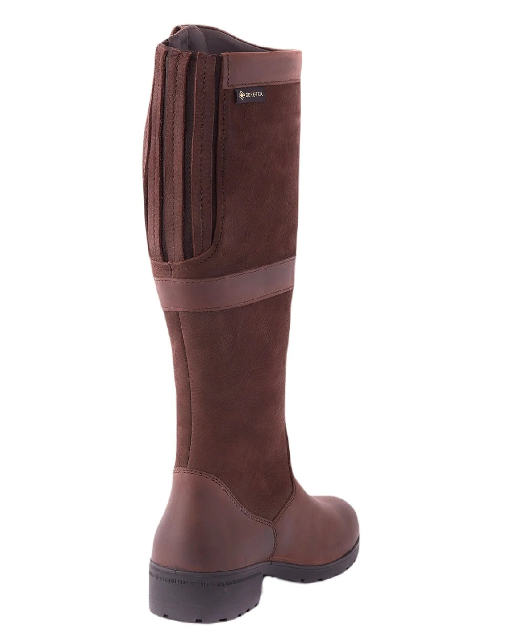 Java coloured Dubarry Womens Sligo Country Boots on white background 