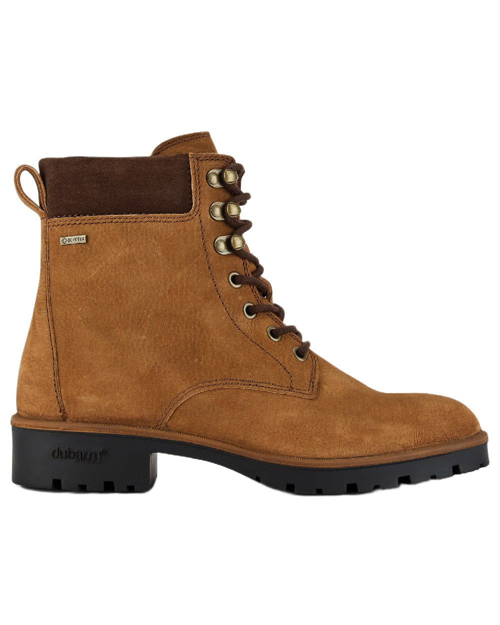 Brown Coloured Dubarry Womens Strokestown Boots on white background 
