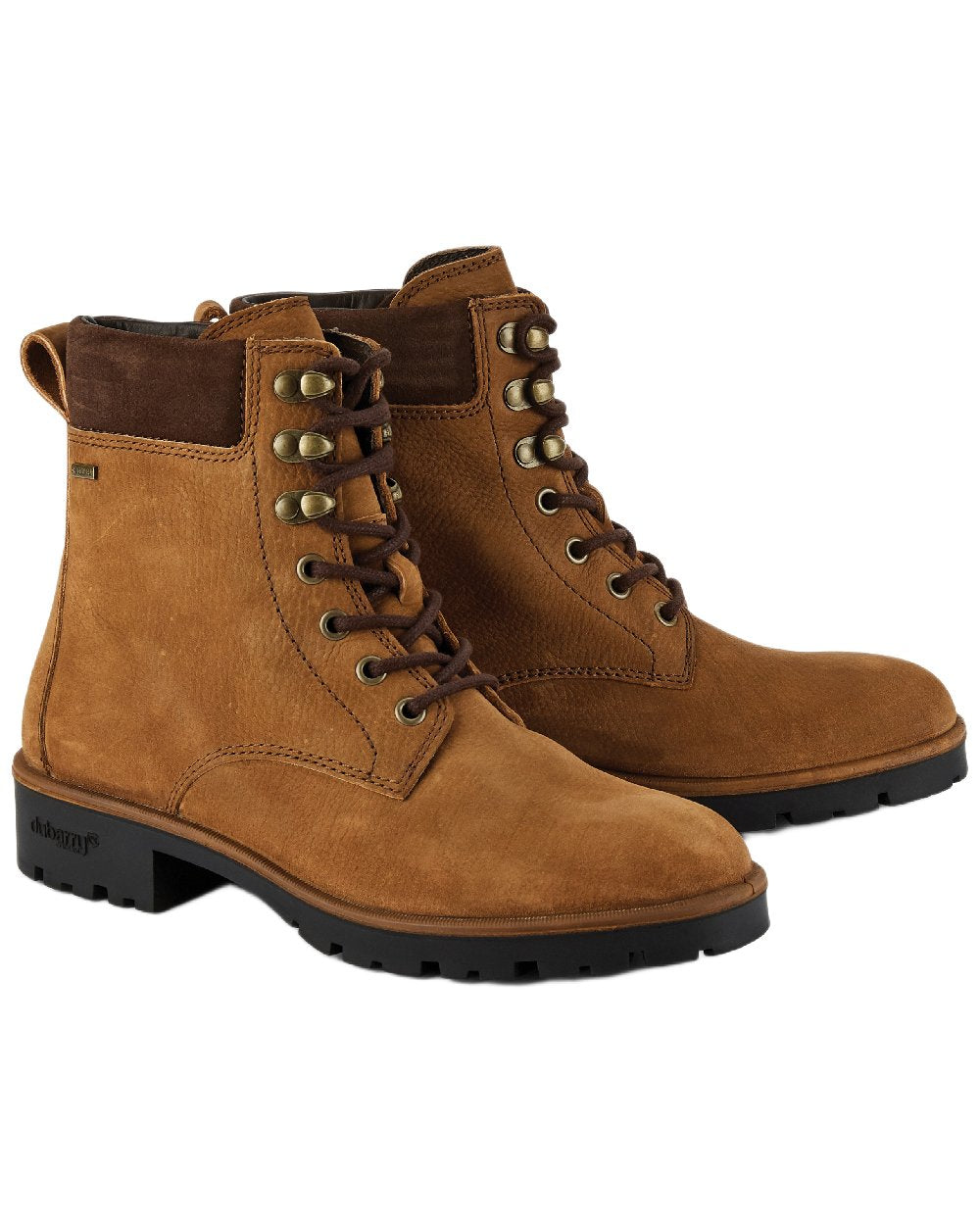 Brown Coloured Dubarry Womens Strokestown Boots on white background 