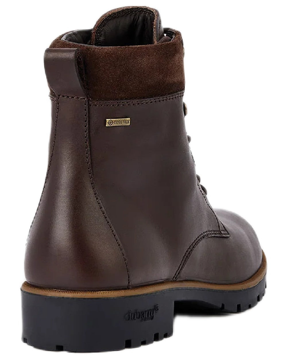 Mahogany Coloured Dubarry Womens Strokestown Boots on white background 