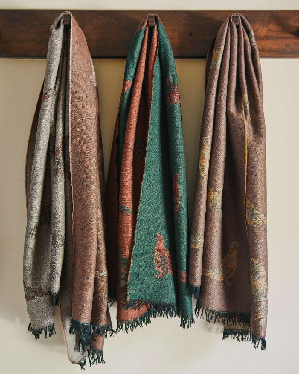 Dubarry Birchdale Wool Stole in Ivy 