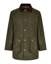 Dubarry Brunswick Wax Jacket in Pine #colour_pine