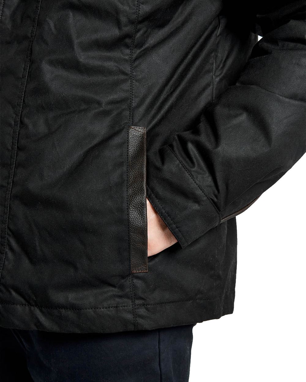 Dubarry Carrickfergus Waxed Jacket in Black 