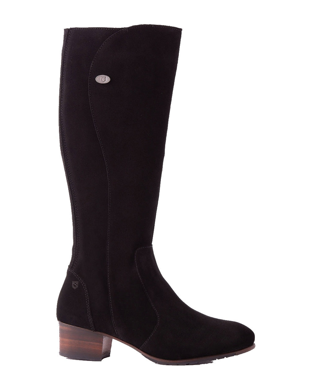 Dubarry Downpatrick Knee High Boots in Black Suede 