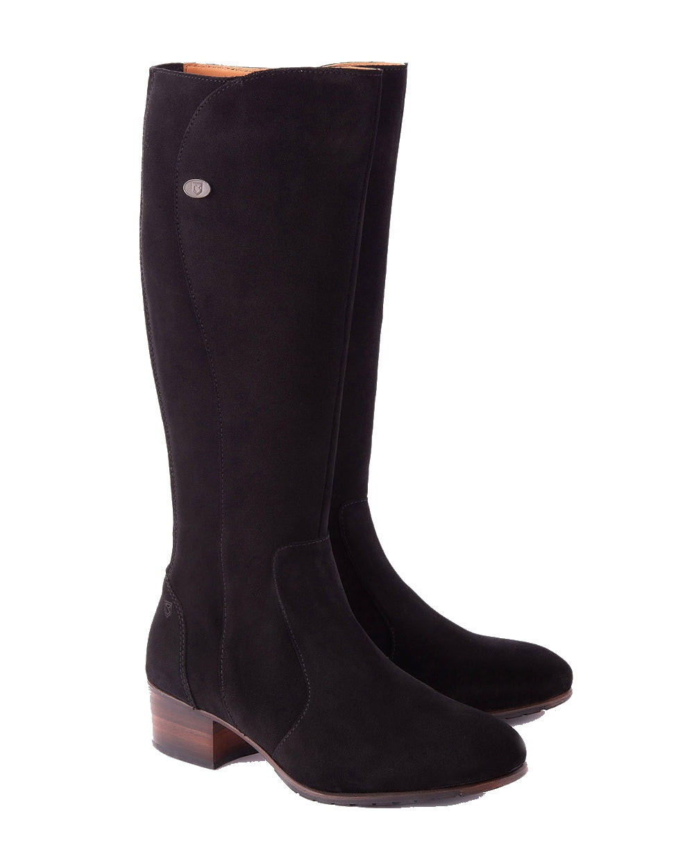 Dubarry Downpatrick Knee High Boots in Black Suede 