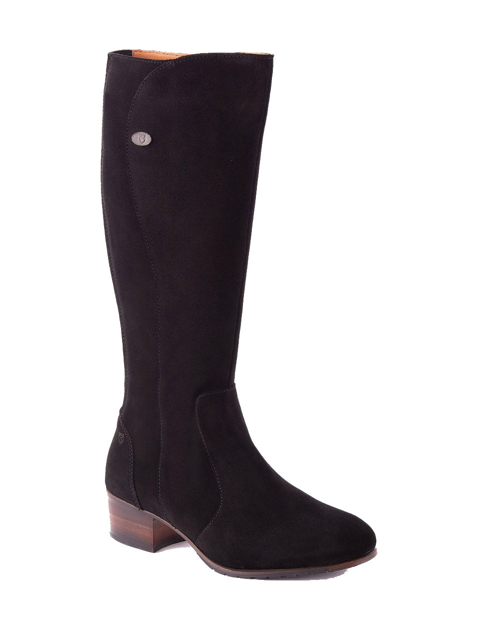 Dubarry Downpatrick Knee High Boots in Black Suede 