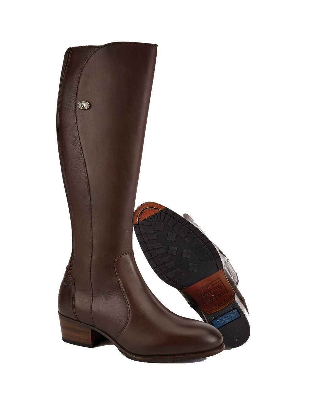 Dubarry Downpatrick Knee High Boots in Old Rum 