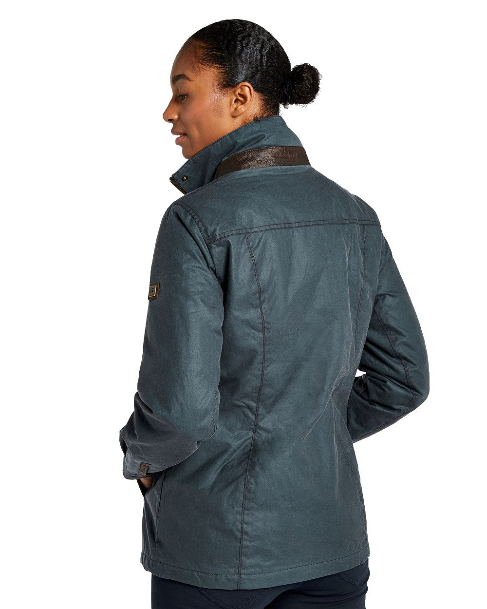 Dubarry Mountrath Waxed Jacket in Dark Pebble 