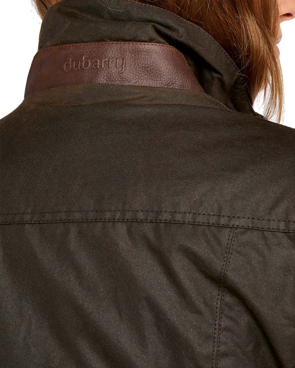 Dubarry Mountrath Waxed Jacket in Olive 