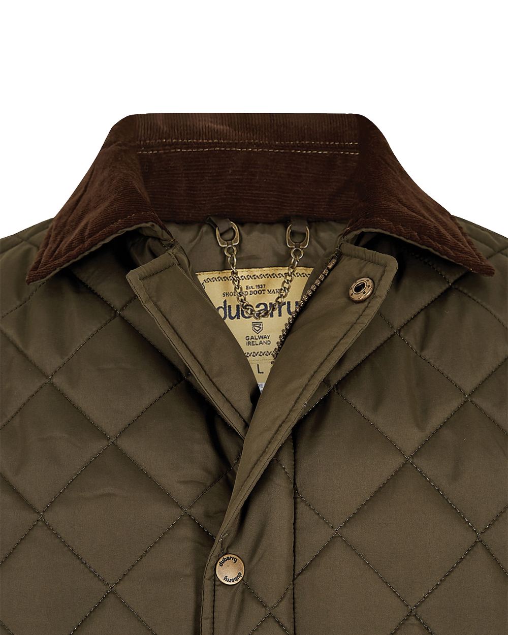 Dubarry Mountusher Quilted Jacket in Olive 