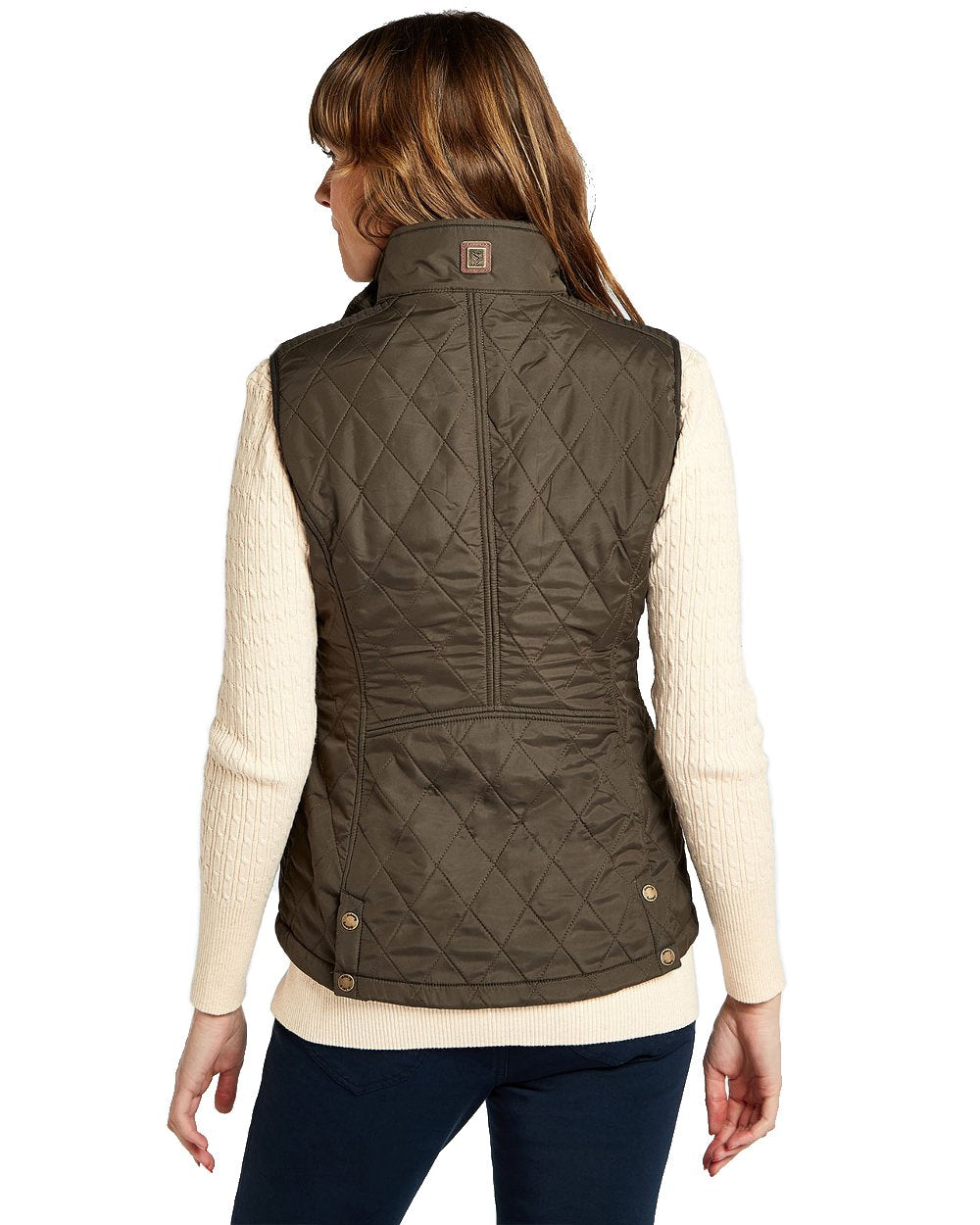 Dubarry Rathdown Quilted Gilet in Olive 