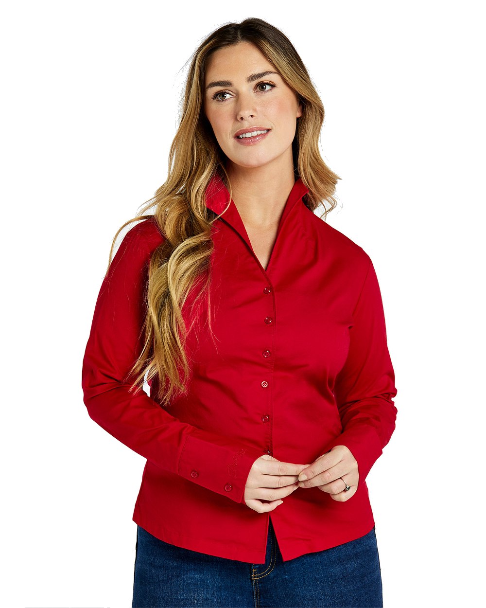 Dubarry Snowdrop Shirt in Cardinal 