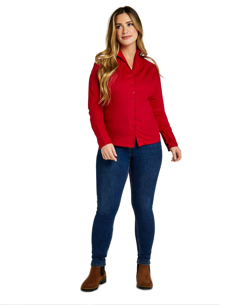 Dubarry Snowdrop Shirt in Cardinal 