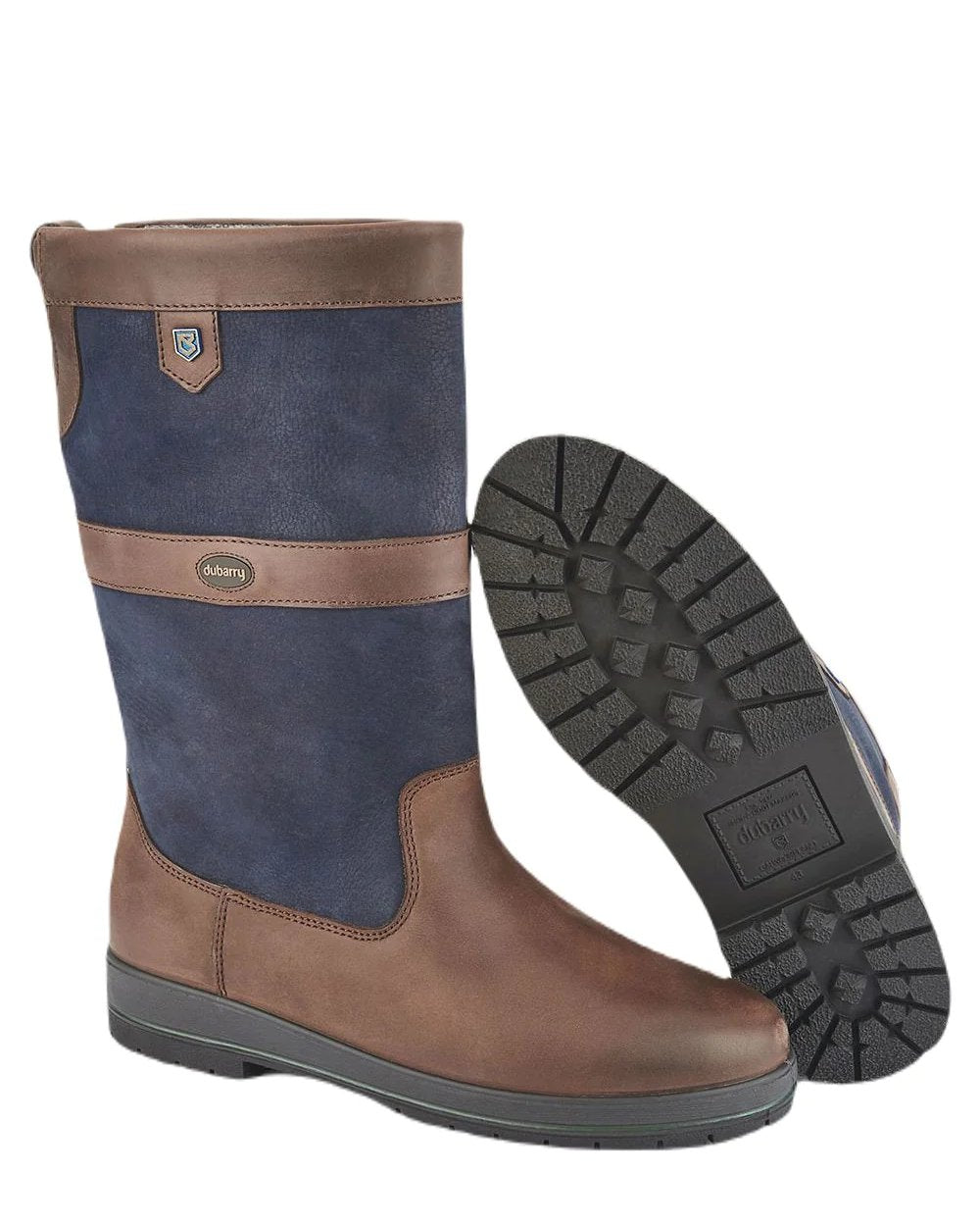 Dubarry Kildare Country Boots in Navy Brown 