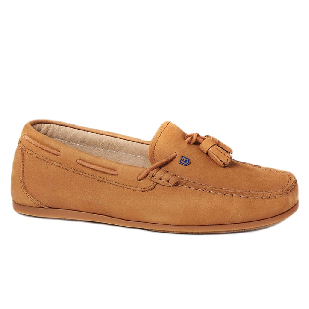 Dubarry Womens Jamaica Deck Shoes in Tan