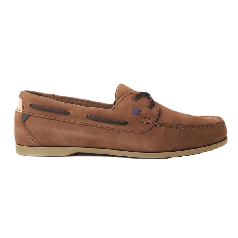 Dubarry Womens Aruba Deck Shoes in Cafe