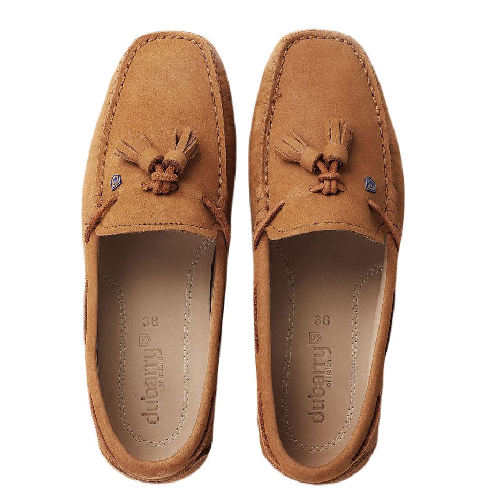 Dubarry Womens Jamaica Deck Shoes in Tan