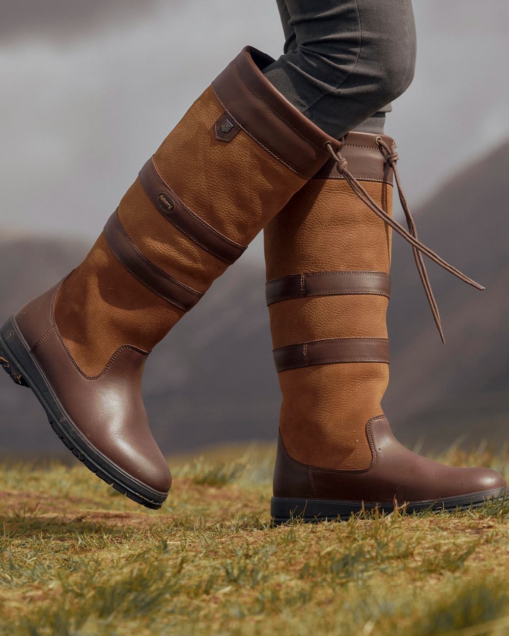 Bottes D'équitation Dubarry Country Boots - Taille UK10 EU44 - Occasion, Avec Sac