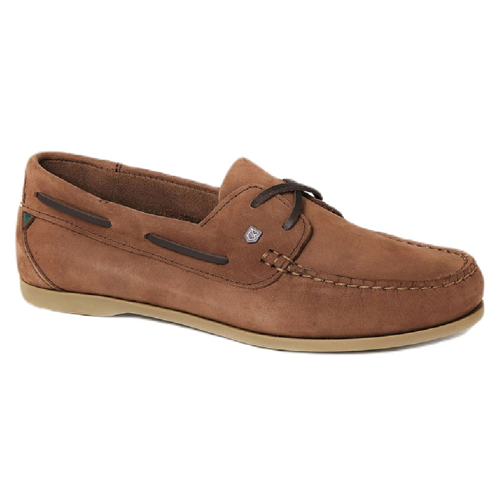 Dubarry Womens Aruba Deck Shoes in Cafe