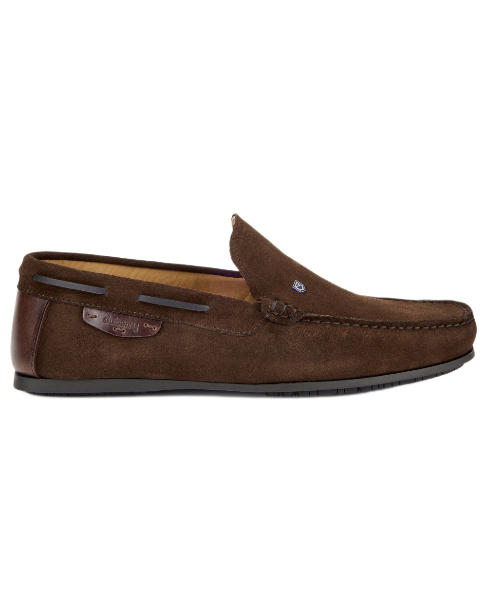 Cigar coloured Dubarry Fiji Loafers on white background 