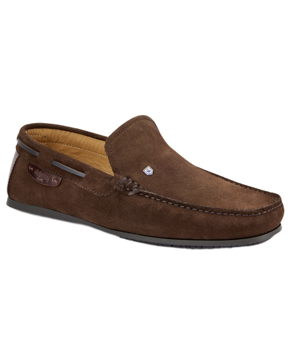 Cigar coloured Dubarry Fiji Loafers on white background 