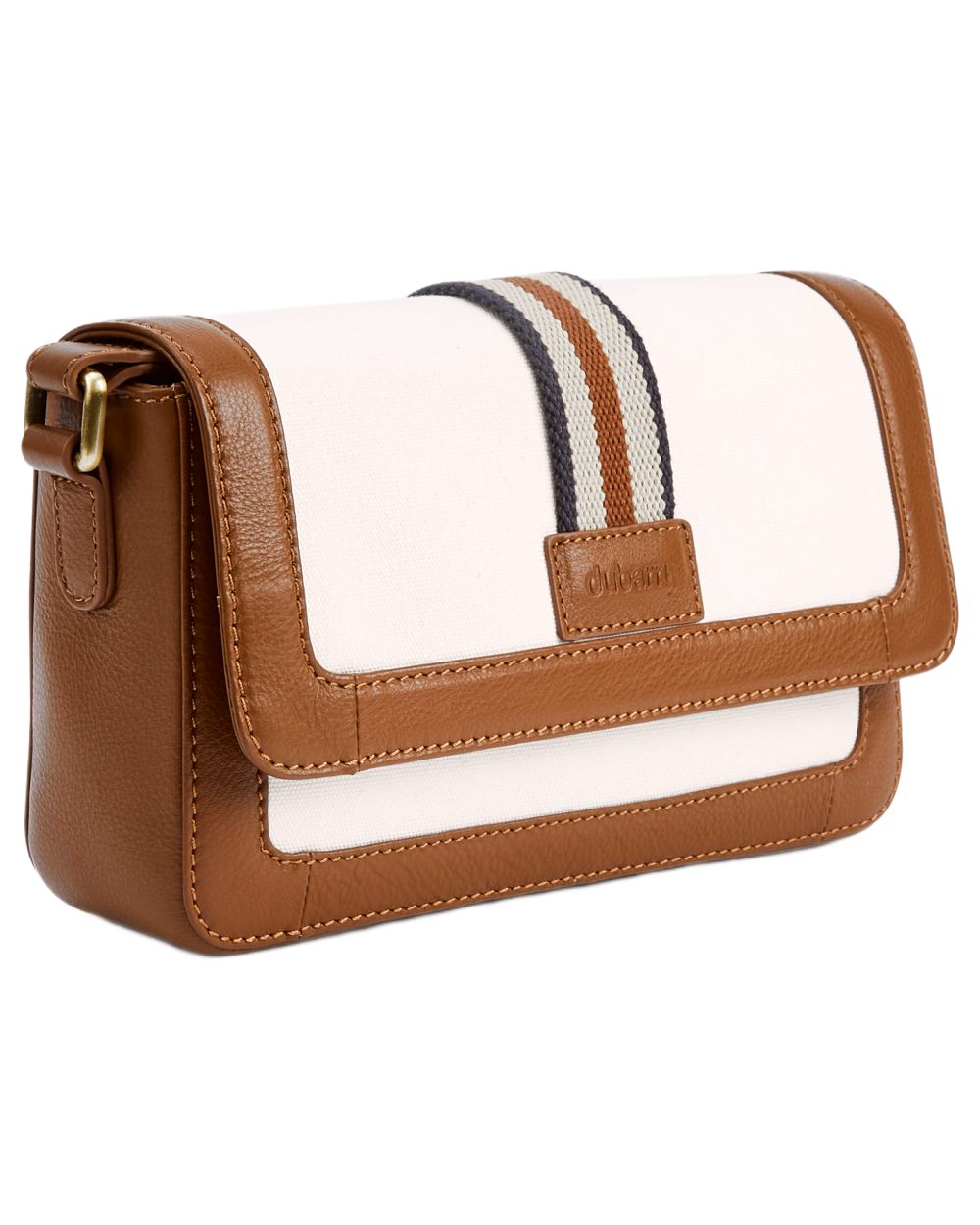 Caramel coloured Dubarry Hillsbrook Cross Body Bag on white background 