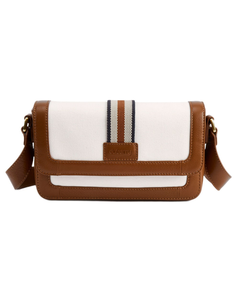 Caramel coloured Dubarry Hillsbrook Cross Body Bag on white background 