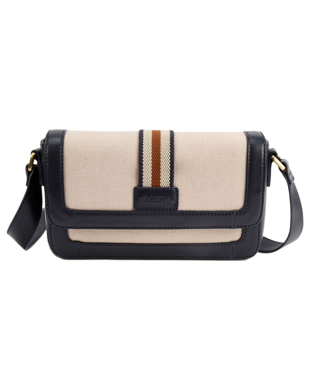Navy coloured Dubarry Hillsbrook Cross Body Bag on white background 