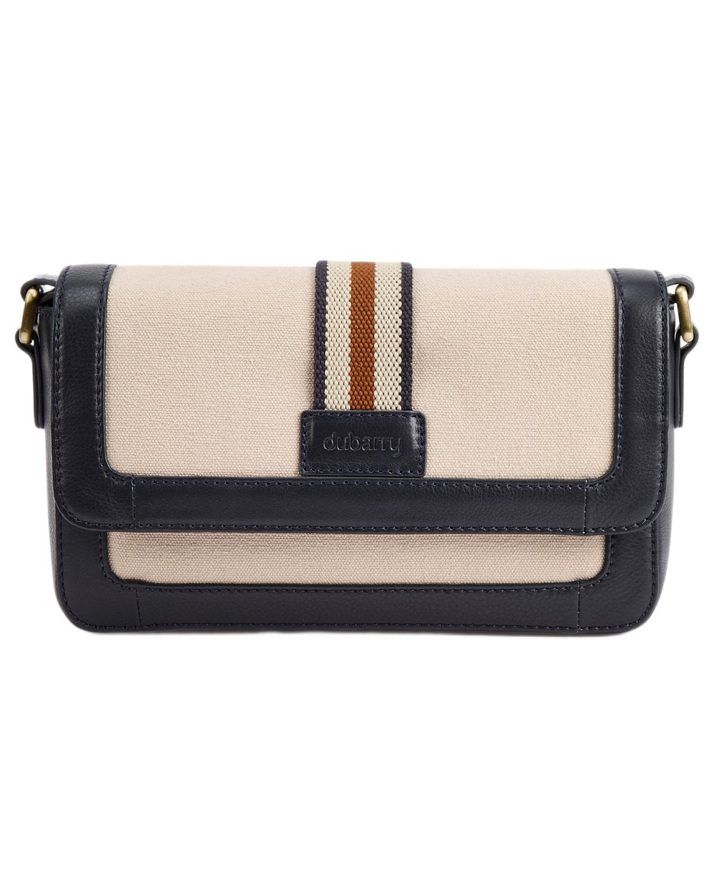 Navy coloured Dubarry Hillsbrook Cross Body Bag on white background 